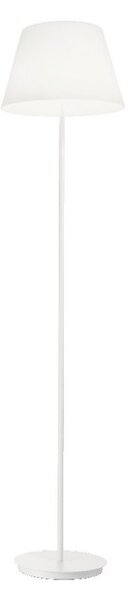 Ideal Lux Cylinder PT2 piantana illuminazione con diffusore in vetro soffiato bianco E27 60W