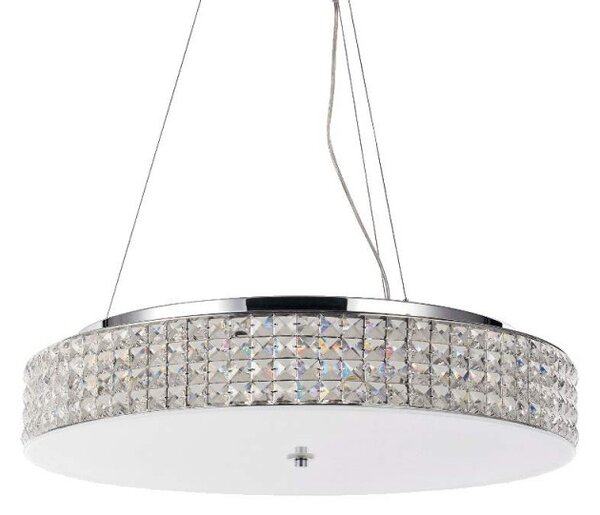 Ideal Lux Roma SP12 lampadario moderno in cristallo molato G9