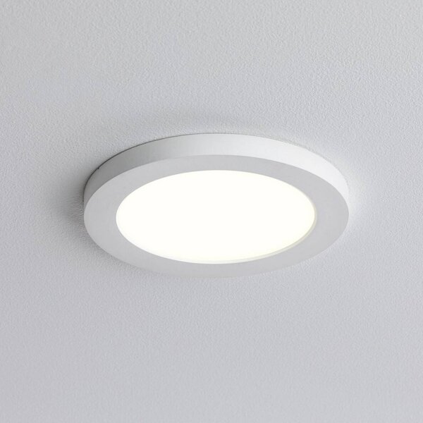 Paulmann Pannello da incasso a LED Cover-it Ø 17 cm, 880 lm, 3000 K, bianco, Bianco / Opale, Corridoio, Plastica, Moderno