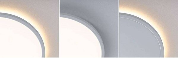 Paulmann Pannello LED Atria Shine Ø40 cm bianco IP20 3000 K, Bianco / Opale, Studio / Ufficio, Plastica, Moderno