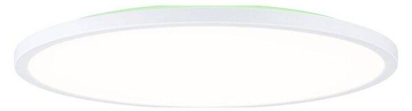 Paulmann Pannello LED Atria Shine, Ø 40 cm, RGBW, bianco, IP20, dimmerabile. dimmerabile, Bianco / Opale, Studio / Ufficio, Plastica, Moderno