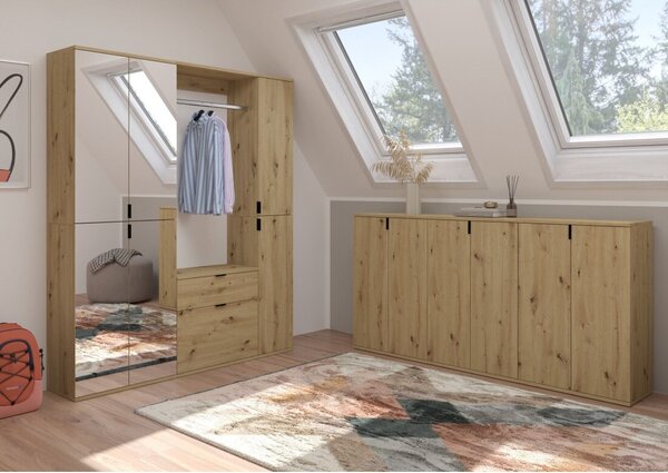 Armadio 2 porte – Rovere chiaro – BODITE