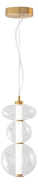 Lampadario perenz bubbles 8162 tr lc led 3000k 1920lm oro - Perenz