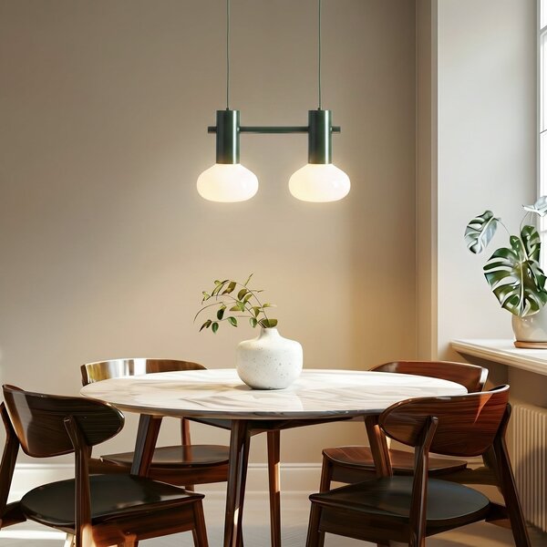Lampada a sospensione ALDEX, Flo, dimmerabile, Verde, Soggiorno, Metallo, Design