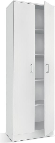 Armadio 2 porte STAN - Bianco opaco - H180 cm