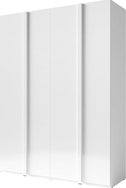 Armadio 4 Porte 180cm collezione VERONA. Colore bianco lucido