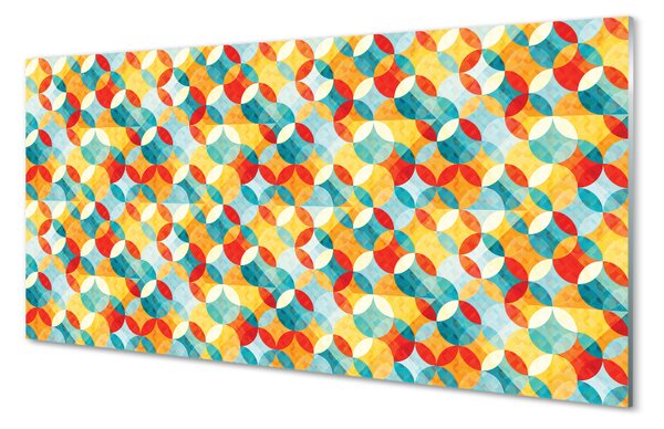 Quadro acrilico Motivi colorati 125x50 cm