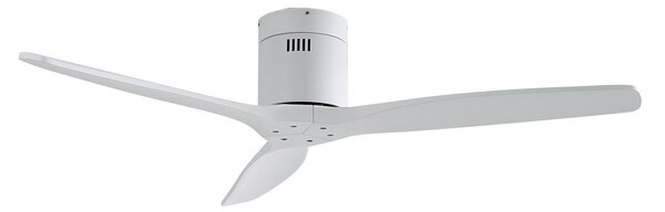 Ventilatore da soffitto Vindur, bianco, DC, silenzioso, Ø 132 cm - Lucande Lucande, Vindur, Bianco, Soggiorno, Metallo, Moderno
