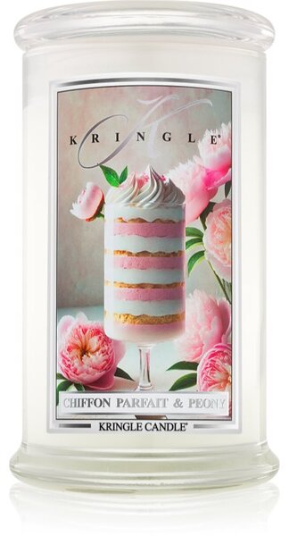 Kringle Candle Chiffon Parfait & Peony candela profumata 623 g