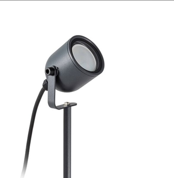 Lampada picchetto gea led ges2292 gu10 led ip65 h60 alluminio orientabile - Gea Led