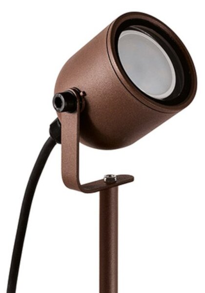 Lampada picchetto gea led ges2281 gu10 led ip65 h40 alluminio orientabile - Gea Led