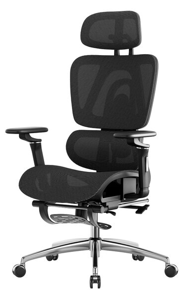 Sedia da ufficio ergonomica Poltrona girevole con poggiapiedi Mark Adler