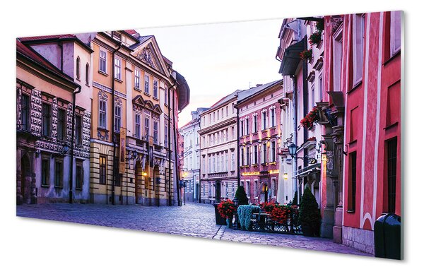 Quadro acrilico Città Vecchia di Cracovia 140x70 cm