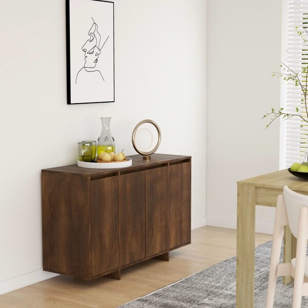 Credenza Marrone Sonoma 120x41x75 cm in Truciolato