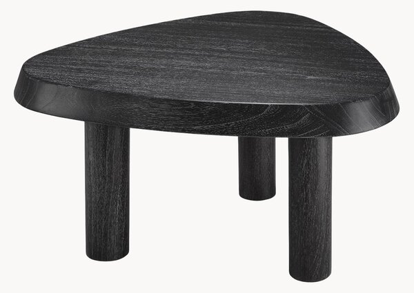 Tavolino da salotto in legno di Mindi dalla forma organica Briël, alt. 36 cm