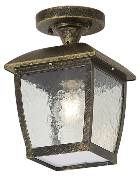 Plafoniera classica oro antico IP44 - Leuven