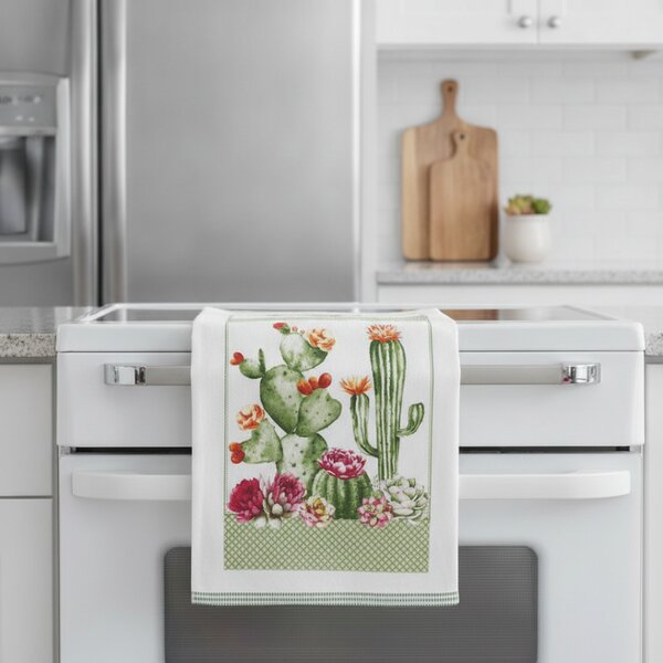 Strofinaccio spugna Cactus 50x70 cm