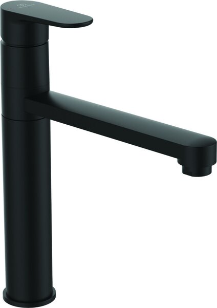 Rubinetto da cucina Ideal Standard Cerafine O bocca alta, sporgenza 205 mm BC501XG Nero