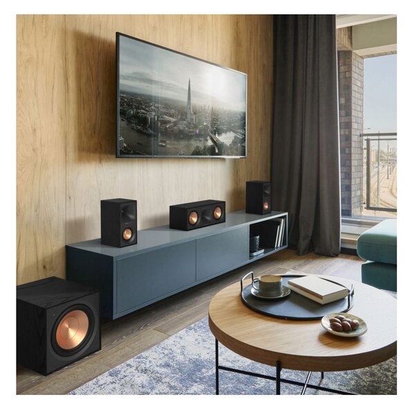 Klipsch R-40M Black Coppia Casse Scaffale 50W 2vie TwTromba2,5 W10 BassReflex