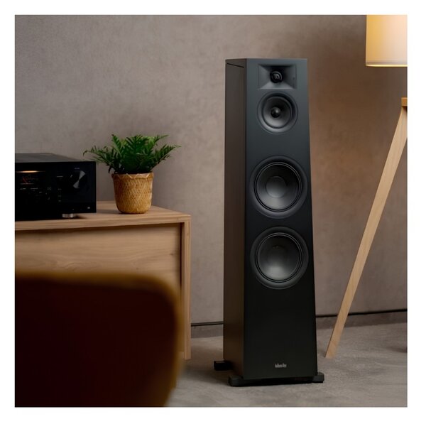 Indiana Line Lira 6 Black Coppia Casse Pavimento 200W 3vie T2,8 M12 2xW17,5 BassReflex