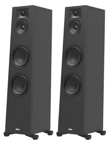 Indiana Line Lira 6 Black Coppia Casse Pavimento 200W 3vie T2,8 M12 2xW17,5 BassReflex