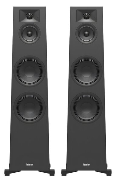 Indiana Line Lira 6 Black Coppia Casse Pavimento 200W 3vie T2,8 M12 2xW17,5 BassReflex