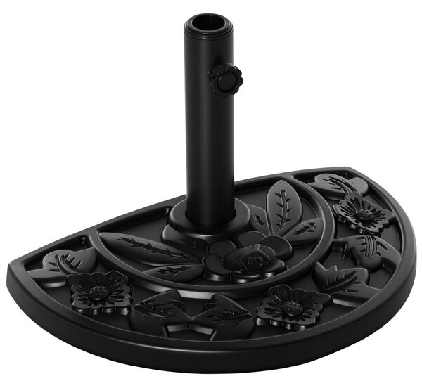 Outsunny Base per Ombrellone con Palo da 35mm / 38mm / 48mm Cemento Φ50x32x32cm|Aosom