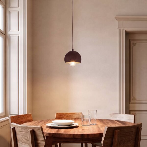 Lampada a sospensione Sool Luminex, dimmerabile, Rosso, Soggiorno / Sala da pranzo, Metallo, Lampada a sospensione