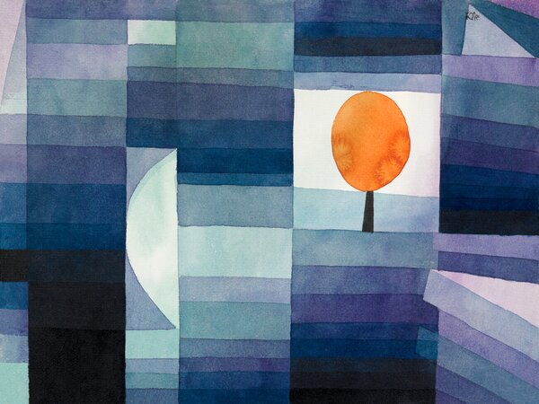 Stampa artistica The Harbinger of Autumn - Paul Klee, (40 x 30 cm)