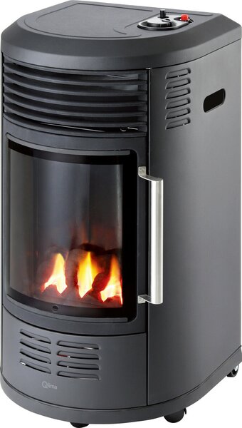 Stufa a gas Qlima 2 in 1 GH 8034 3,4 kW Nero