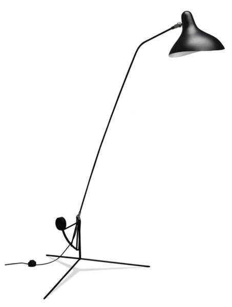 Lampada da terra DCW, Nero, Soggiorno, Metallo