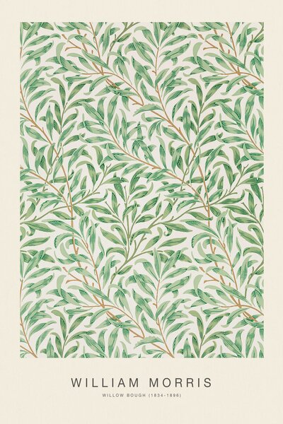Riproduzione Willow Bough Special Edition Classic Vintage Pattern - William Morris, (26.7 x 40 cm)