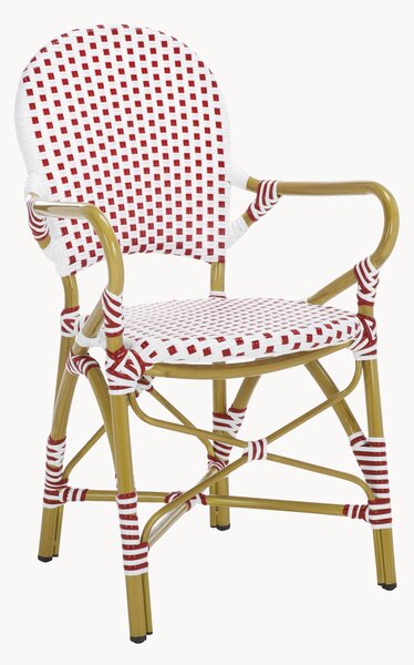 Set di 2 sedie da giardino impilabili effetto bambù Hooper