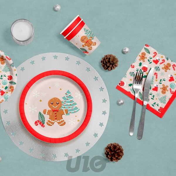 Set di tovaglioli 20 pz 33x33 cm Cookie – Homéa