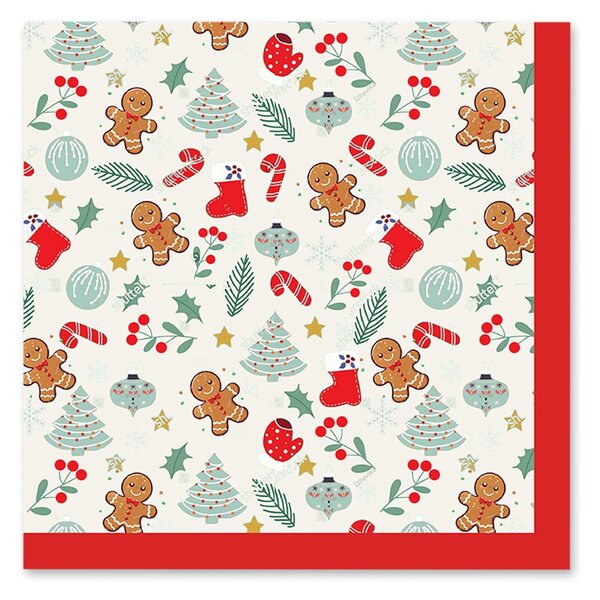 Set di tovaglioli 20 pz 33x33 cm Cookie – Homéa
