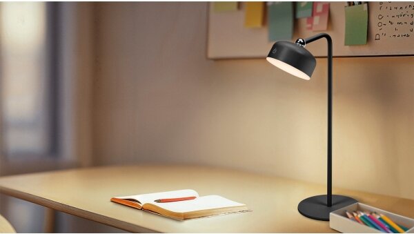 Osram - Lampada da tavolo LED ricaricabile dimmerabile 3 in 1 DECOR HELPER LED/1,8W/5V nera