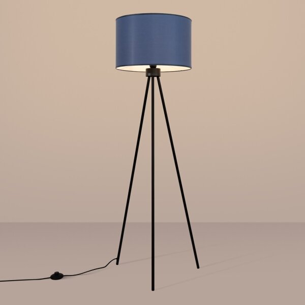 Sollux SL.1855 - Lampada da terra NEVIA 1xE27/15W/230V blu