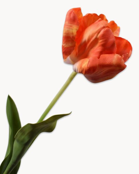 Set di 3 fiori artificiali fatti a mano Tulip
