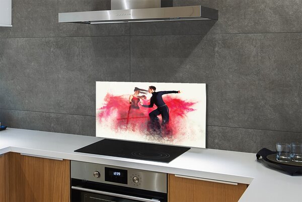 Rivestimento parete cucina Gente di fumo rosso 100x50 cm