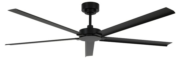 Ventilatore da soffitto Monza, nero, Ø 152 cm, IP55 Beacon Lighting, Monza, Nero, Soggiorno, Alluminio, Moderno