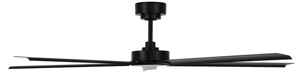 Ventilatore da soffitto Monza, nero, Ø 152 cm, IP55 Beacon Lighting, Monza, Nero, Soggiorno, Alluminio, Moderno