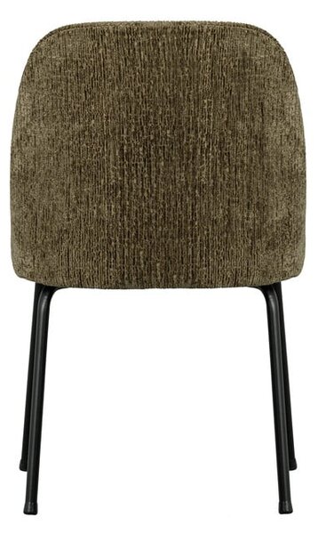 Sedie da pranzo in set color kaki in velluto 2 pz Vogue – WOOOD