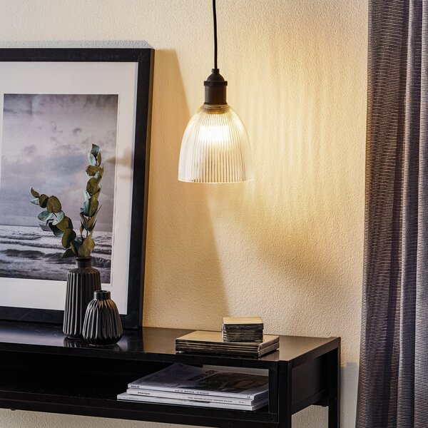 Lampada a sospensione Westinghouse, 6338540, dimmerabile, Bronzo / Ottone anticato, Soggiorno, Vetro, Campagna / rustico