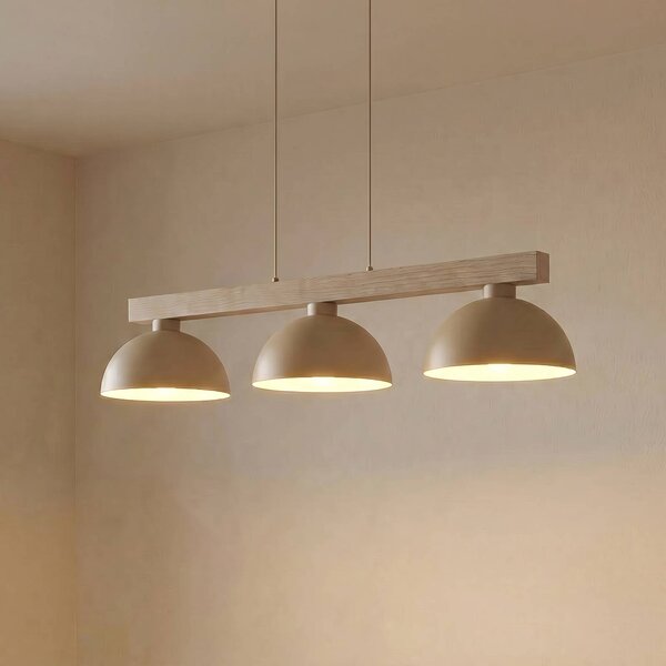 Lampada a sospensione Oslo TK Lighting, dimmerabile, Crema / Ambra, Soggiorno / Sala da pranzo, Metallo, Moderno, Lampada a sospensione