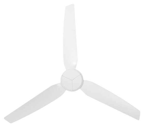 Ventilatore da soffitto Polis, bianco, Ø 137 cm, corrente continua, IP55 - Beacon Lighting, Polis, Bianco, Soggiorno, Plastica, Moderno