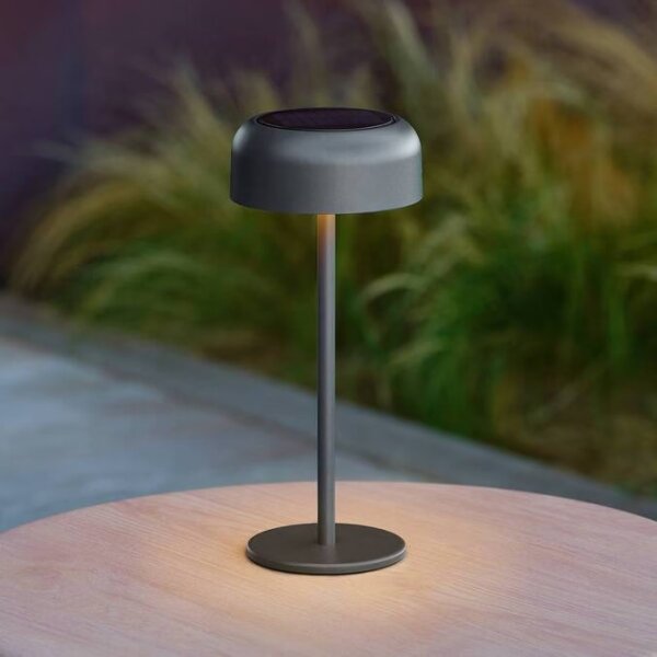 Hesperide - Lampada da tavolo solare LED BOLTY LED/3,7V 2600 mAh IP65 antracite