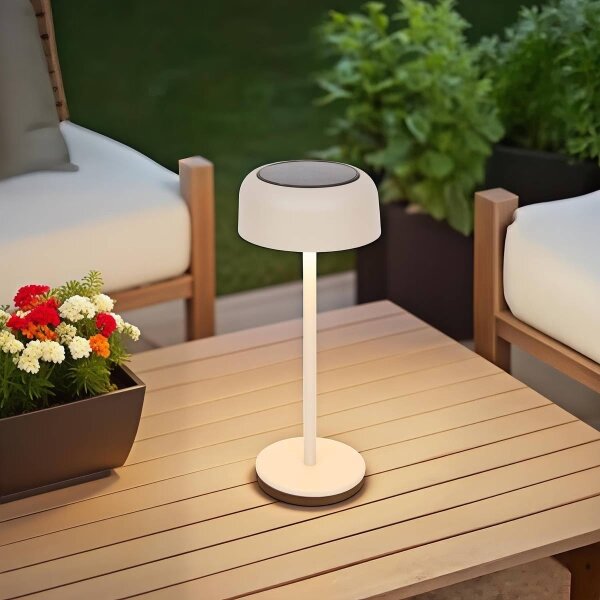 Hesperide - Lampada da tavolo solare a LED BOLTY LED/3,7V 2600 mAh IP65 beige