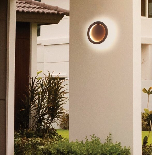 Lampada da parete LED PALERMO LED/16W/230V marrone