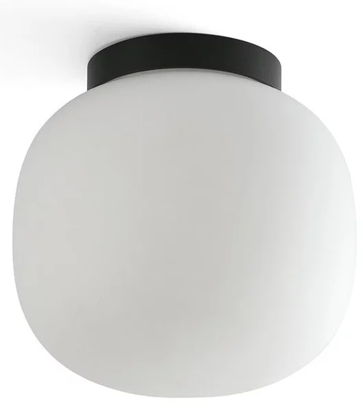Plafoniera FARO BARCELONA, Amelia, dimmerabile, Nero, Bagno, Vetro, Moderno