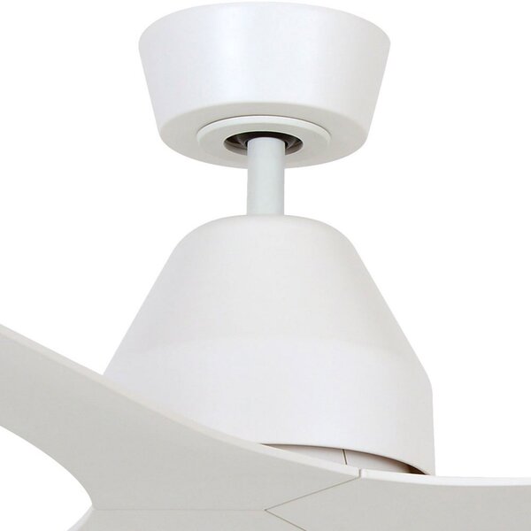 Ventilatore da soffitto Whitehaven, bianco, DC, Ø 142 cm - Beacon Beacon Lighting, Whitehaven, Bianco, Soggiorno, Plastica, Moderno